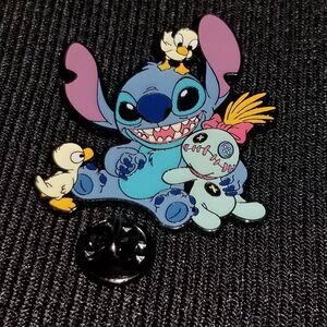Loungefly Disney Lilo & Stitch Pin Stitch Hugging Scrump Baby Ducklings Hug Cute